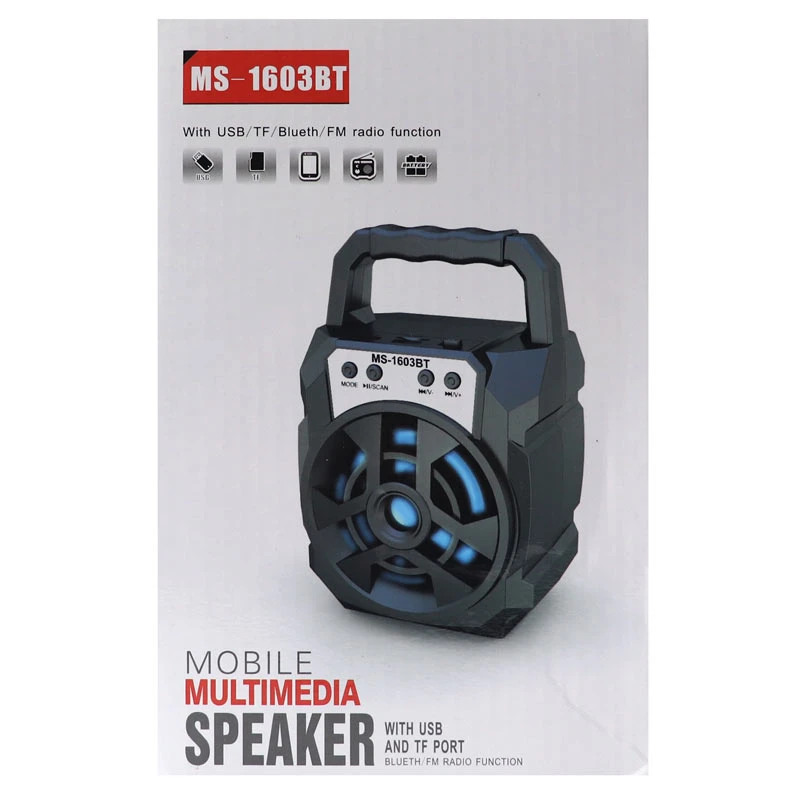 اسپیکر بلوتوثی رم و فلش خور MS-1603BT