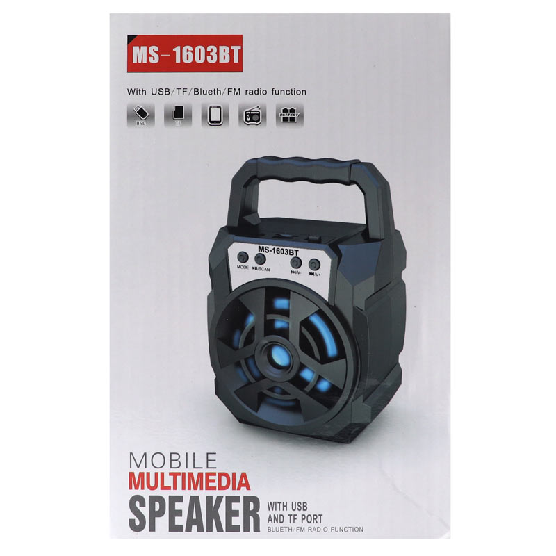 اسپیکر بلوتوثی رم و فلش خور MS-1603BT