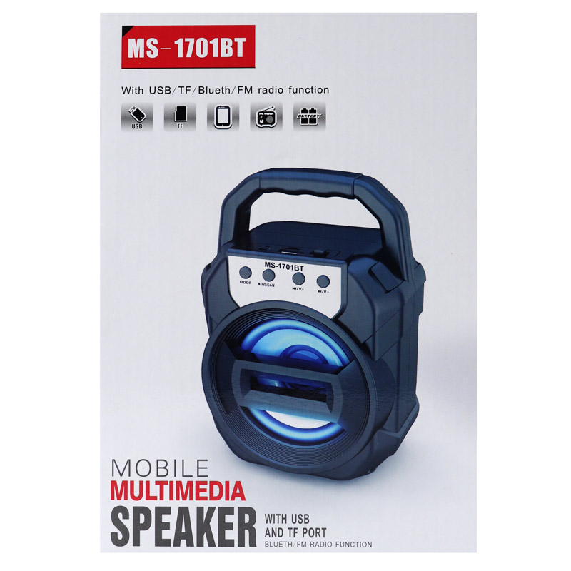 اسپیکر بلوتوثی رم و فلش خور MS-1701BT