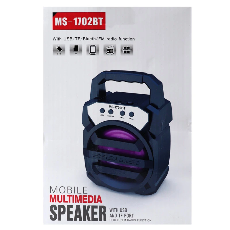 اسپیکر بلوتوثی رم و فلش خور MS-1702BT