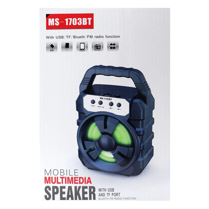 اسپیکر بلوتوثی رم و فلش خور MS-1703BT