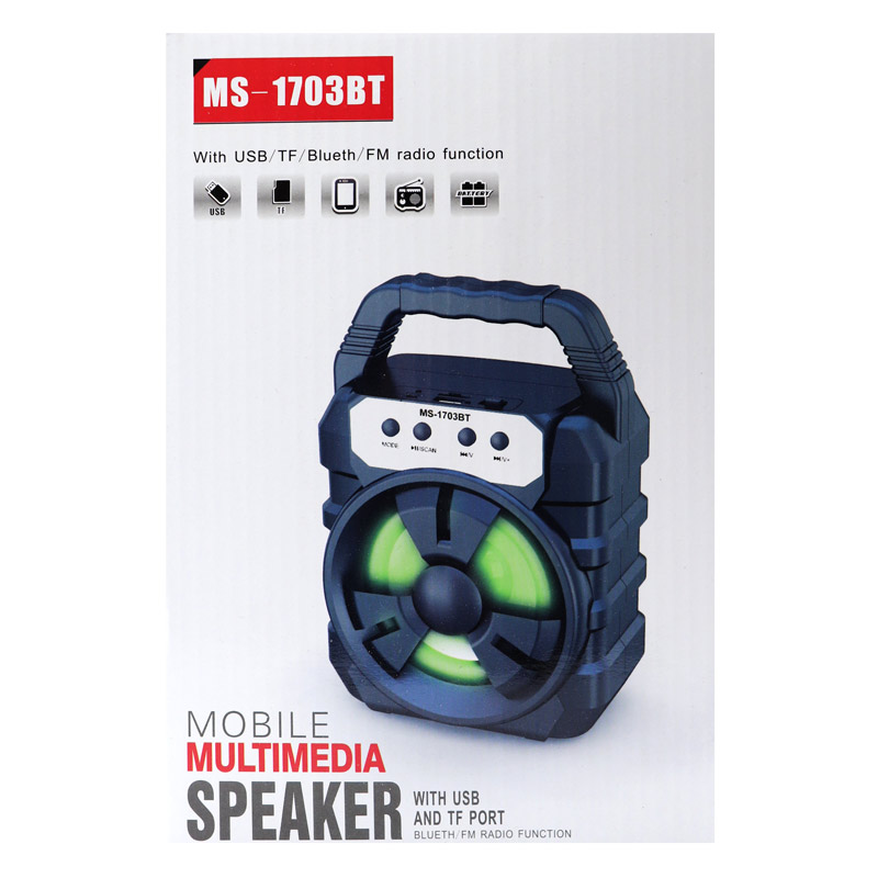 اسپیکر بلوتوثی رم و فلش خور MS-1703BT