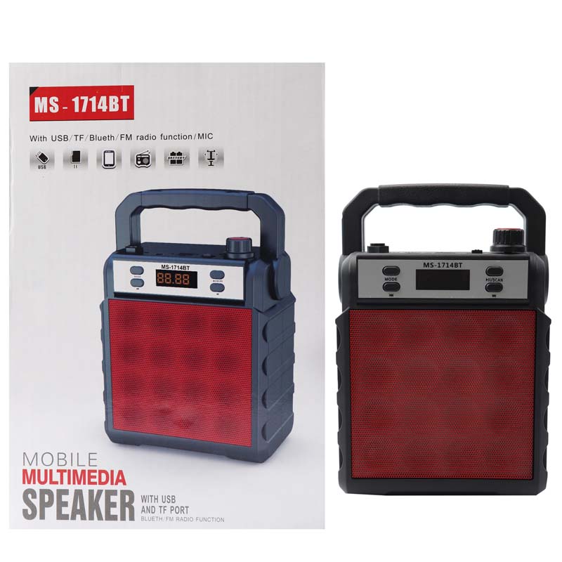 اسپیکر بلوتوثی رم و فلش خور MS-1714BT