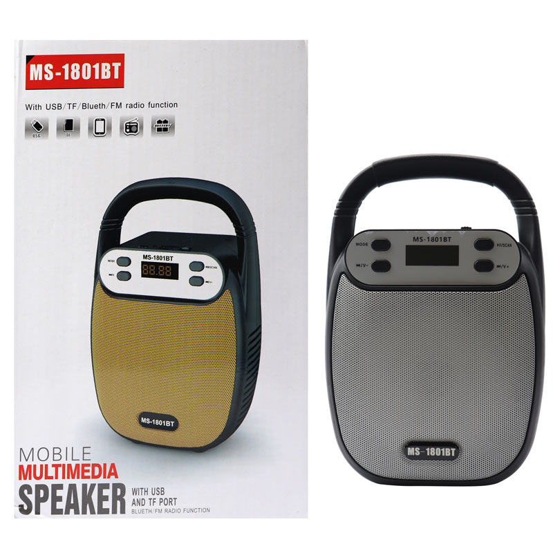 اسپیکر بلوتوثی رم و فلش خور MS-1801BT