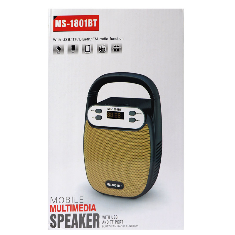 اسپیکر بلوتوثی رم و فلش خور MS-1801BT