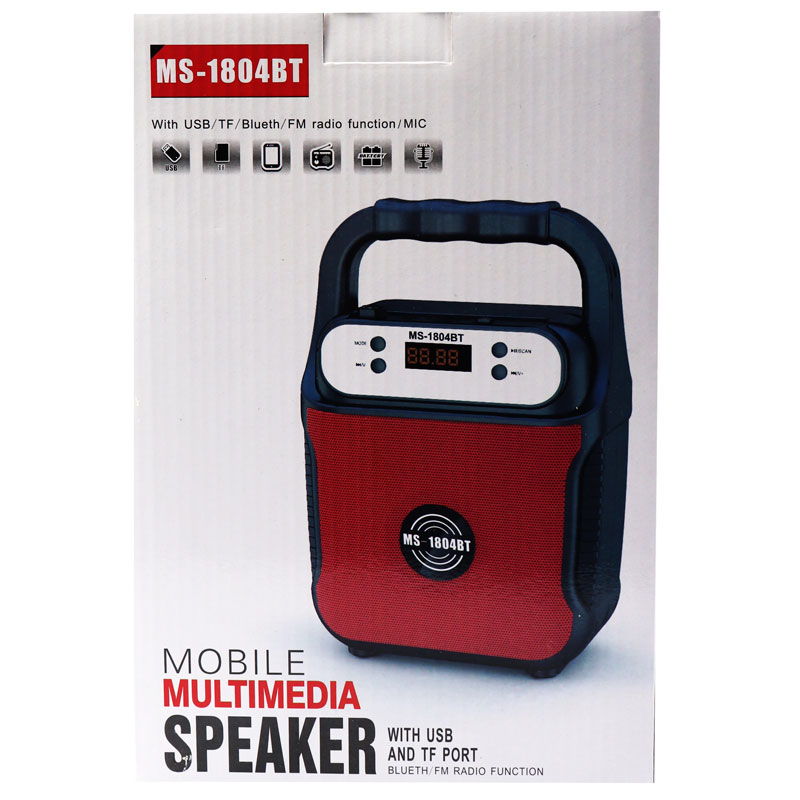 اسپیکر بلوتوثی رم و فلش خور MS-1804BT