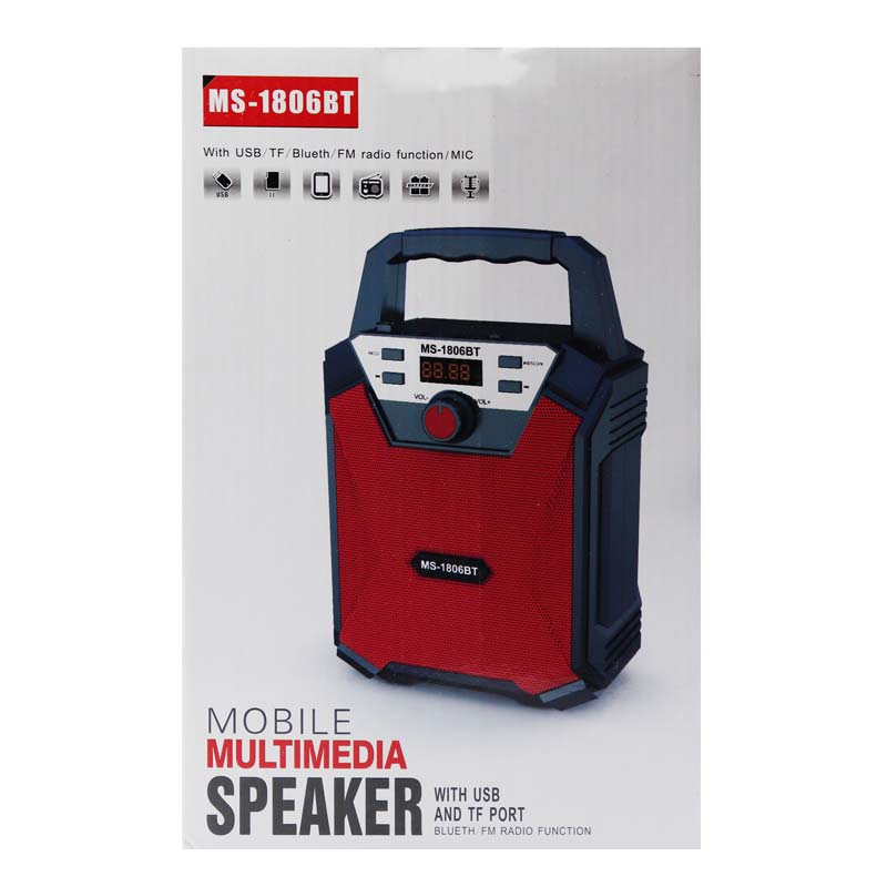 اسپیکر بلوتوثی رم و فلش خور MS-1806BT