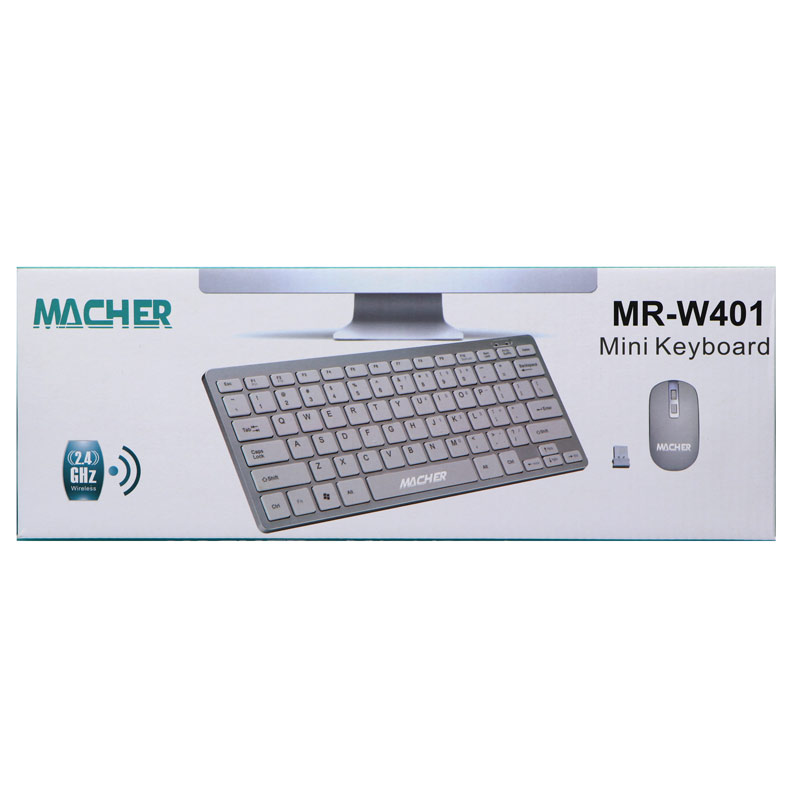 کیبورد و موس بی سیم مچر MR-W401