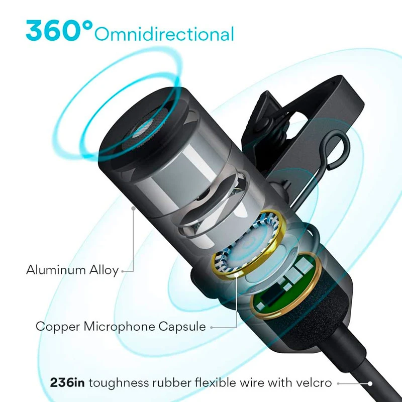 میکروفون یقه ای Maono AU-100