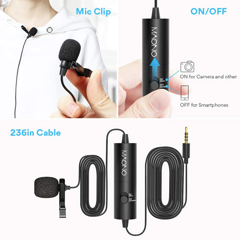 میکروفون یقه ای Maono AU-100