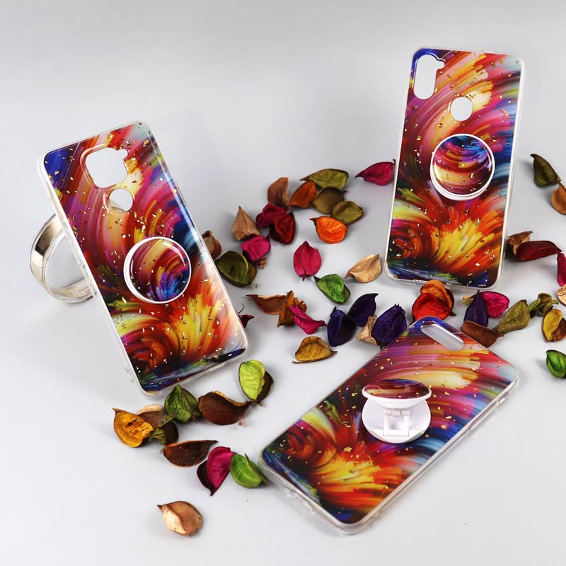 قاب رنگین کمانی پاپ سوکت دار خرچنگی کد8 شیائومی Redmi 9A