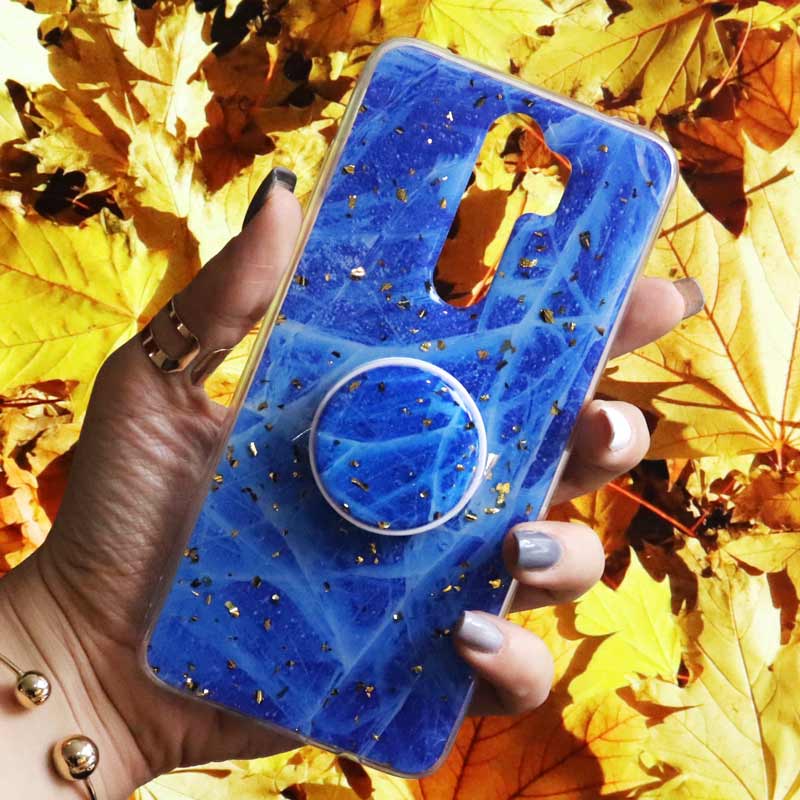 قاب رنگین کمانی پاپ سوکت دار خرچنگی کد6 شیائومی Redmi Note 8 Pro