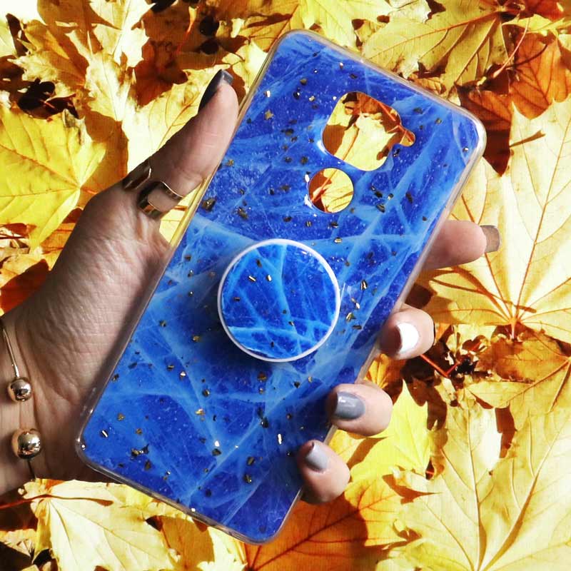 قاب رنگین کمانی پاپ سوکت دار خرچنگی کد6 شیائومی Redmi Note 9