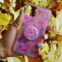 قاب رنگین کمانی پاپ سوکت دار خرچنگی کد4 آیفون iPhone 11