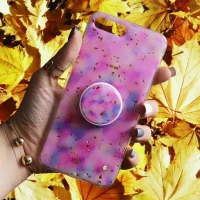 قاب رنگین کمانی پاپ سوکت دار خرچنگی کد4 آیفون iPhone 7 Plus / 8 Plus