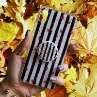 قاب رنگین کمانی پاپ سوکت دار خرچنگی کد2 آیفون iPhone XS Max