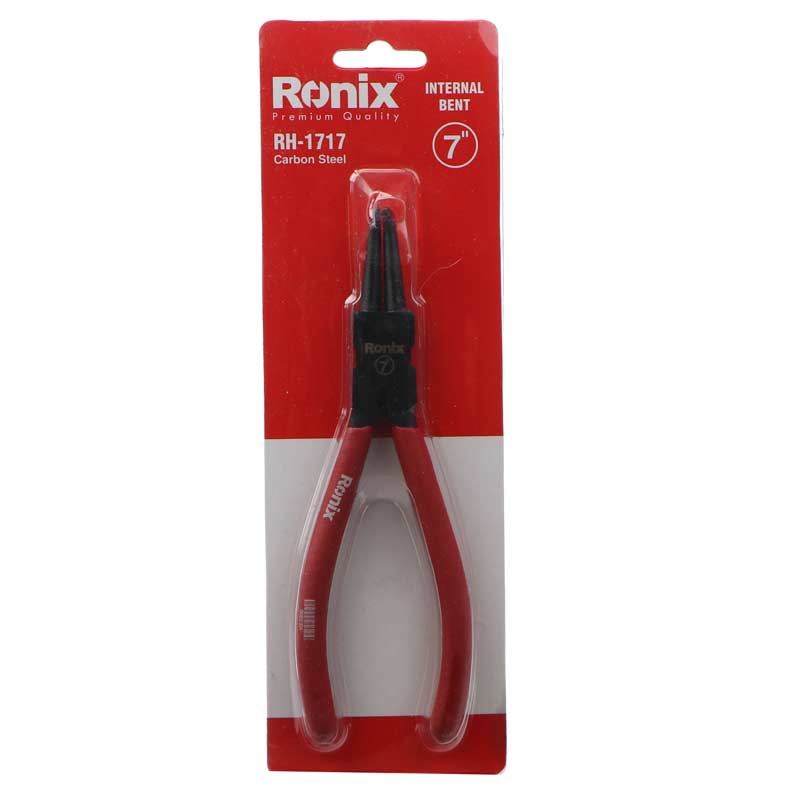 انبر خار جمع کن سر کج رونیکس RH-1717 سایز 7 اینچ