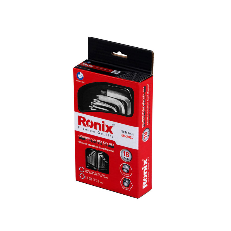 ست آچار آلن 18 عددی رونیکس Ronix RH-2052