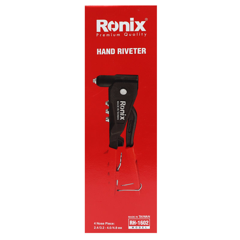 انبر پرچ دستی رونیکس RH-1602 سایز 11 اینچ