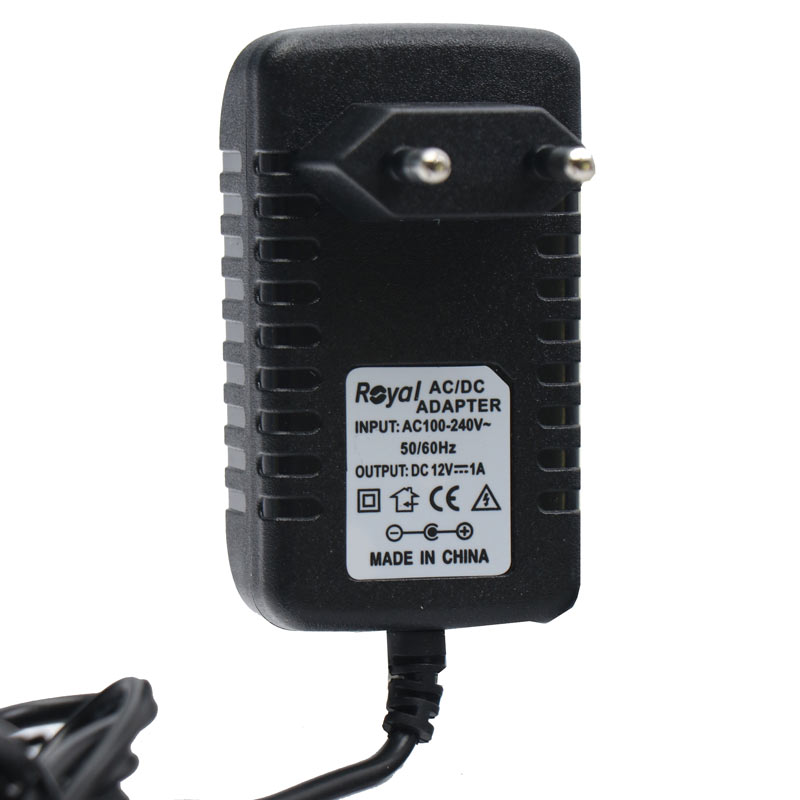 آداپتور برق Royal 12V 1A فیش بزرگ