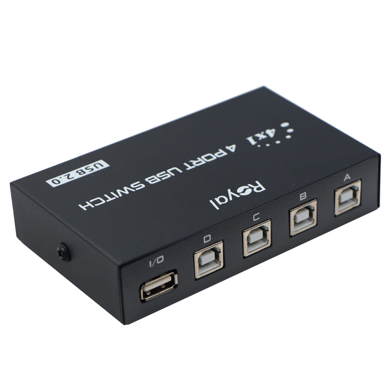 سوییچ پرینتر Royal 1A4B USB Switch 4Port