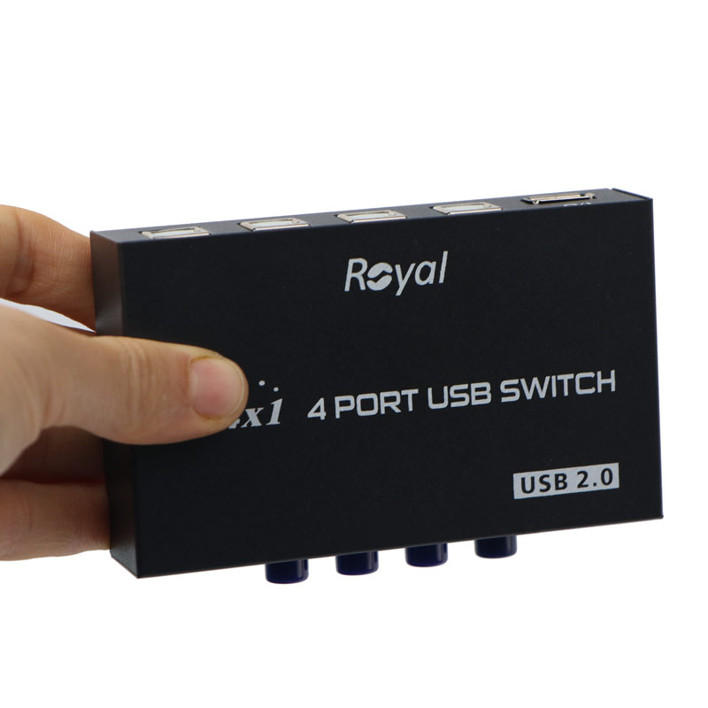 سوییچ پرینتر Royal 1A4B USB Switch 4Port