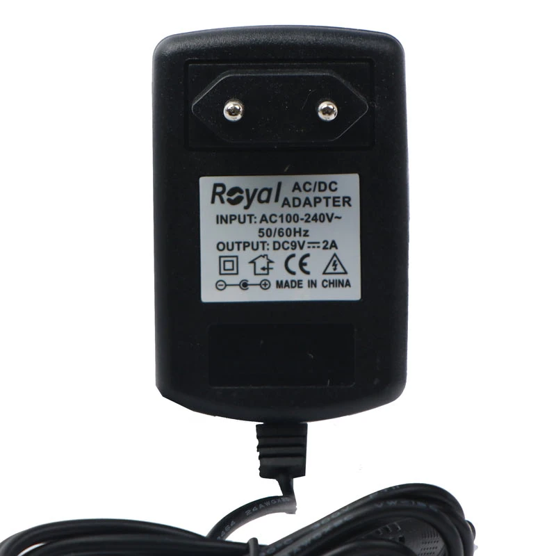 آداپتور برق Royal 9V 2A فیش بزرگ