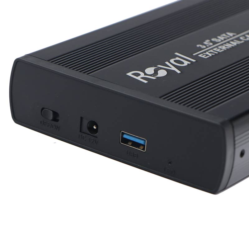 باکس هارد 3.5 اینچی HDD رویال RH-3531 + آداپتور