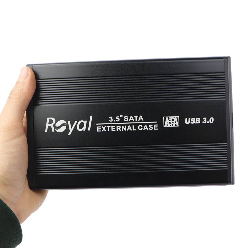 باکس هارد 3.5 اینچی HDD رویال RH-3531 + آداپتور