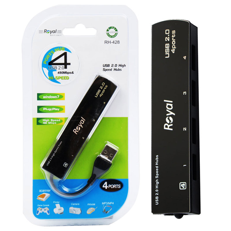 هاب 4 پورت USB2.0 رویال RH-428