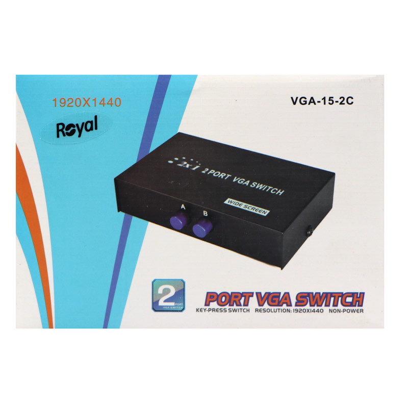 سوییچ Royal VGA-15-2C 2Port