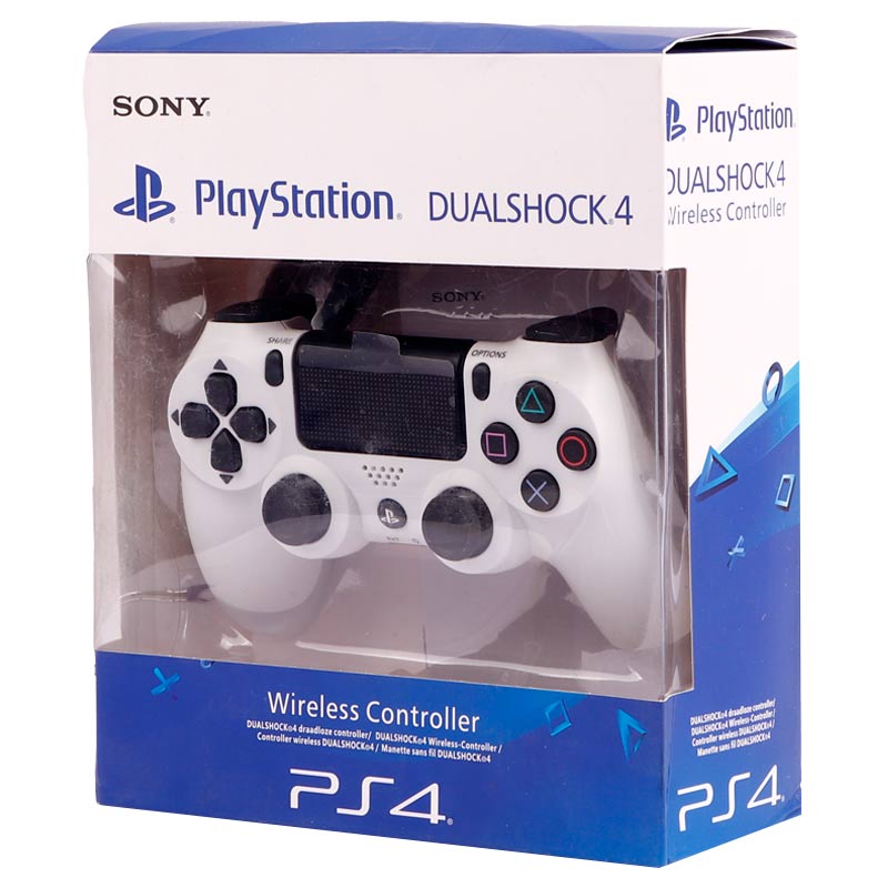 دسته بازی بی سیم SONY PlayStation 4 DualShock 4 High Copy سفید پکدار
