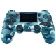 دسته بازی بی سیم SONY PlayStation 4 DualShock 4 High Copy آبی ارتشی پکدار