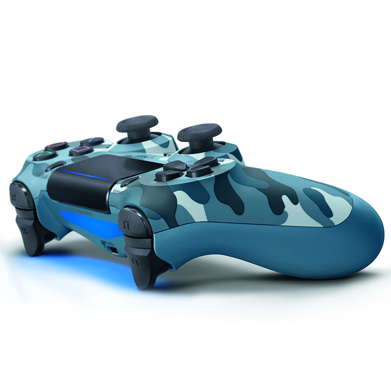 دسته بازی بی سیم SONY PlayStation 4 DualShock 4 High Copy آبی ارتشی پکدار