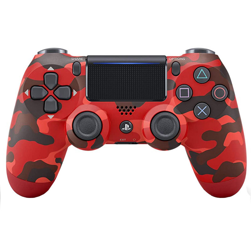 دسته بازی بی سیم SONY PlayStation 4 DualShock 4 High Copy قرمز ارتشی