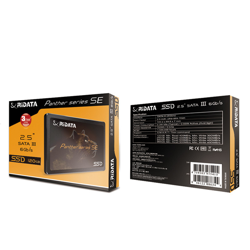 حافظه SSD ری دیتا RiDATA PANTHER 120 GB
