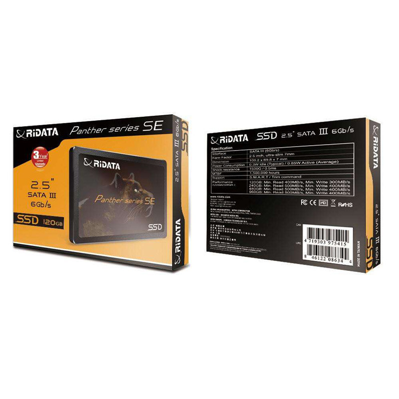 حافظه SSD ری دیتا RIDATA PANTHER 240GB