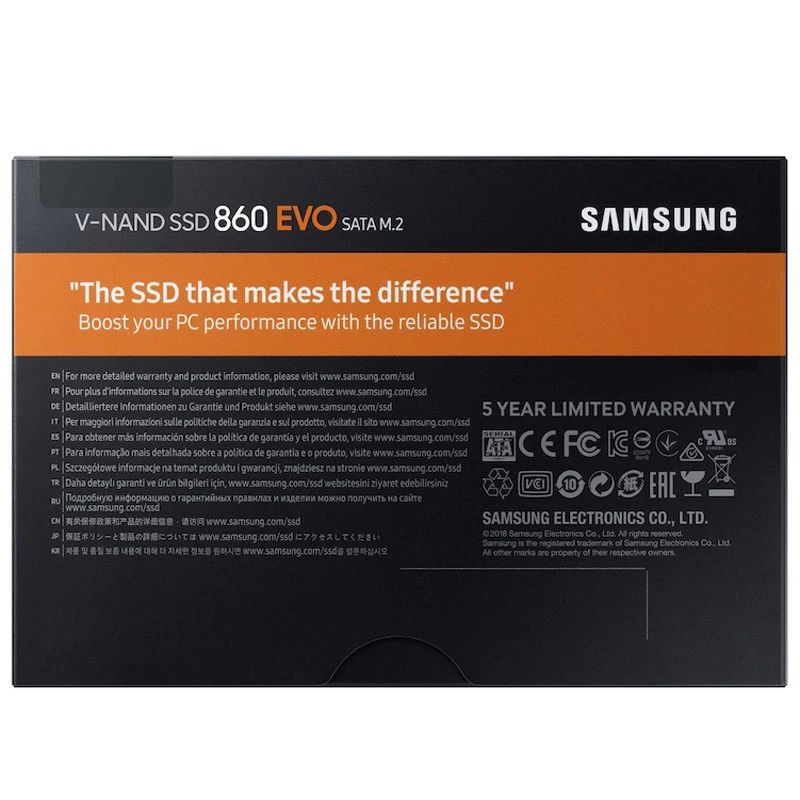 حافظه SSD سامسونگ Samsung 860 EVO 1TB M.2