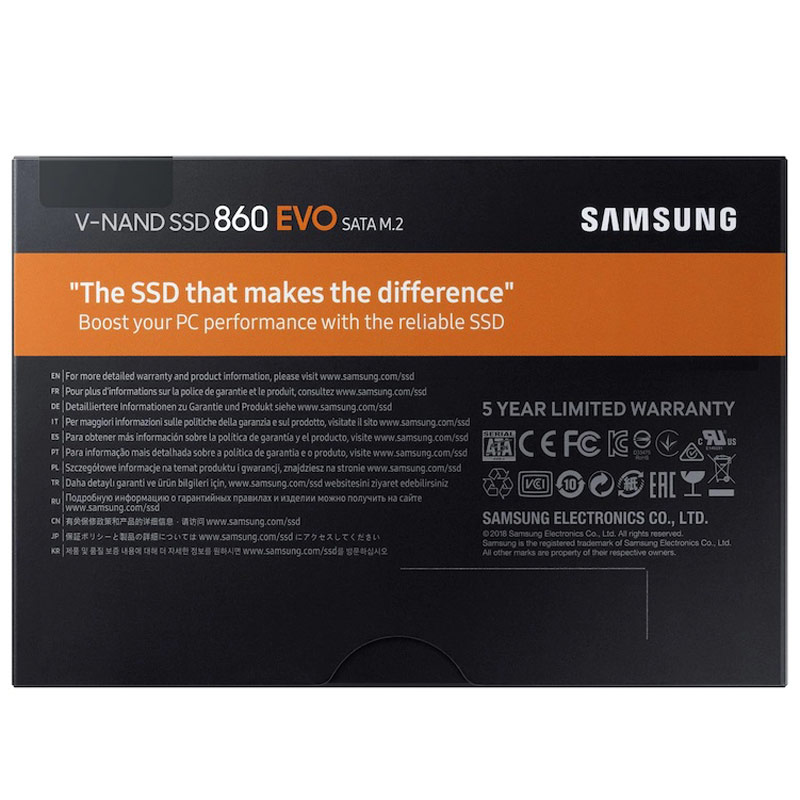 حافظه SSD سامسونگ Samsung 860 EVO 1TB M.2
