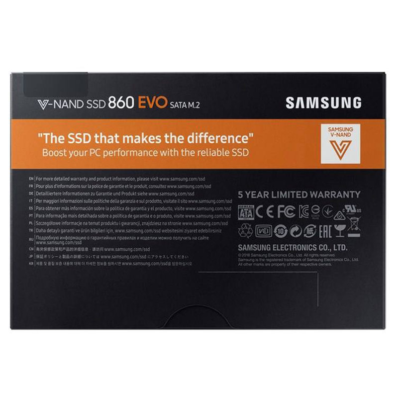 حافظه SSD سامسونگ Samsung 860 Evo 500G M.2