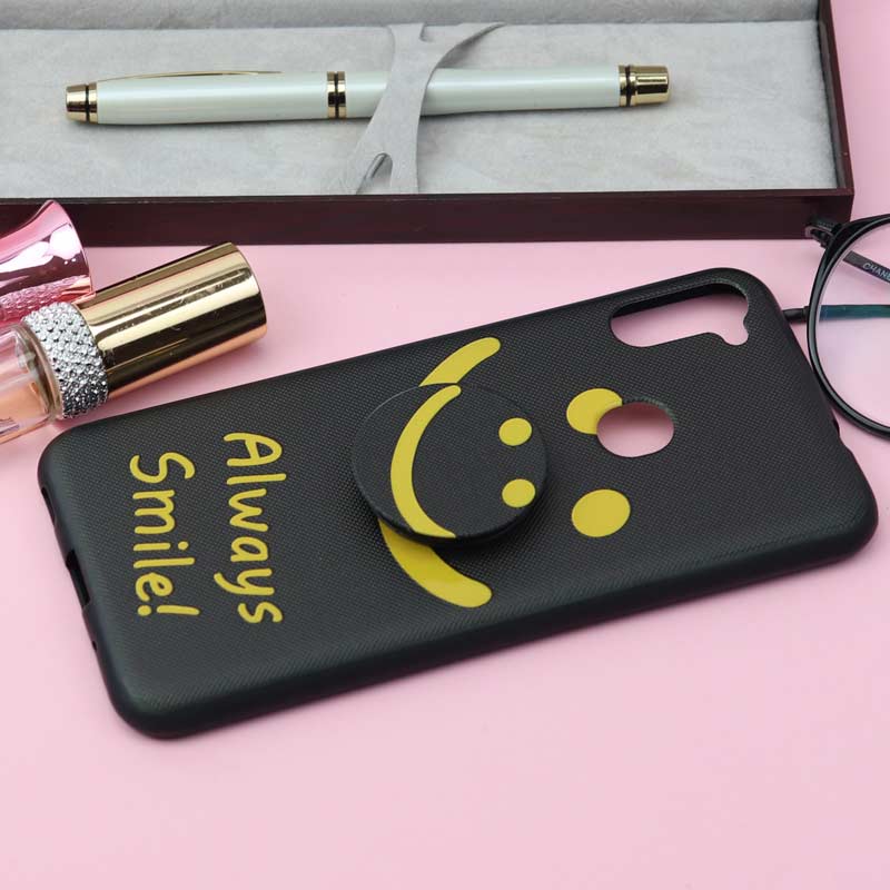 قاب فانتزی برجسته + پاپ سوکت کد14 سامسونگ A11 / M11