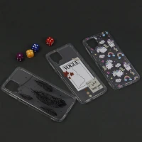 قاب فانتزی ژله ای بی رنگ طرحدار سامسونگ A12