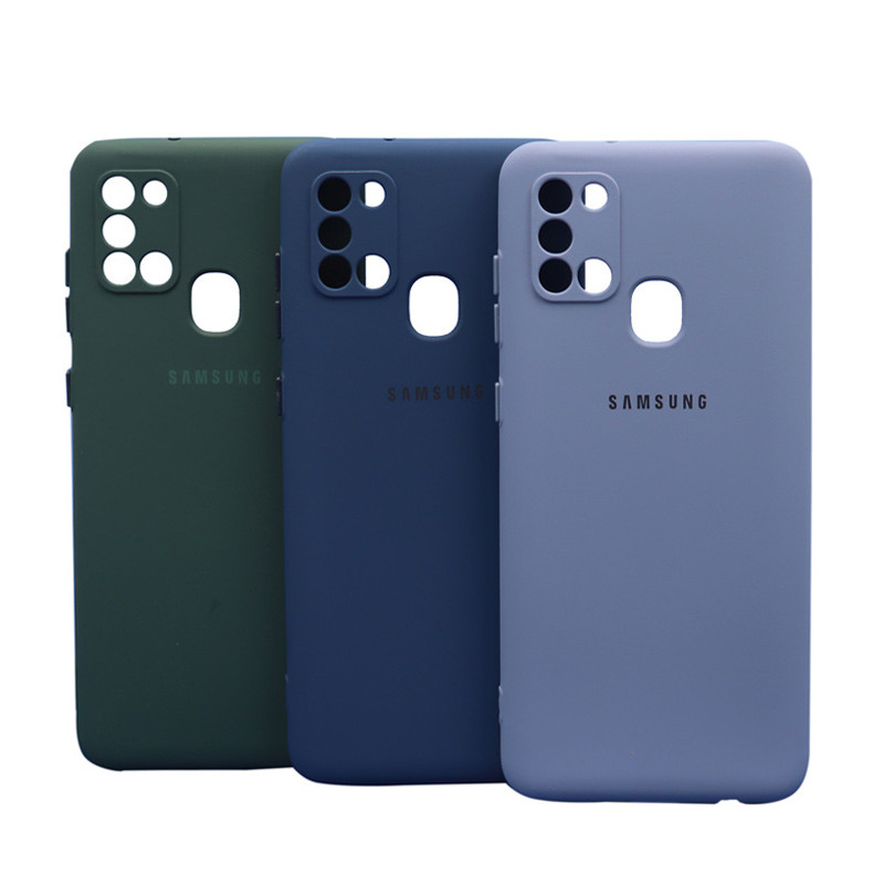 قاب طرح سیلیکونی محافظ لنزدار Samsung Galaxy A21s