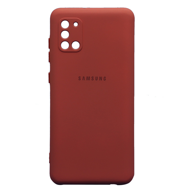 قاب طرح سیلیکونی محافظ لنزدار Samsung Galaxy A31