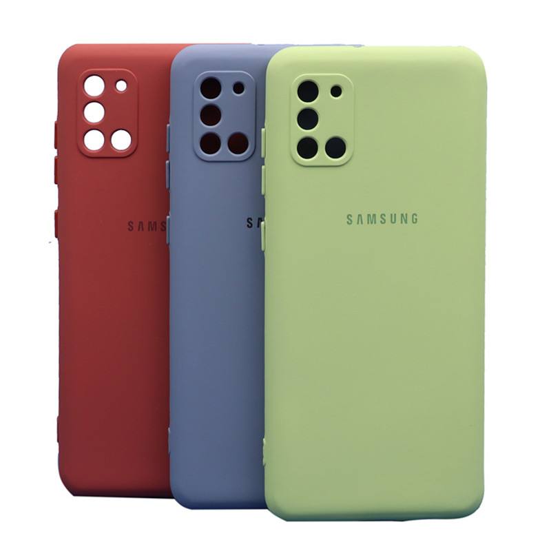 قاب طرح سیلیکونی محافظ لنزدار Samsung Galaxy A31