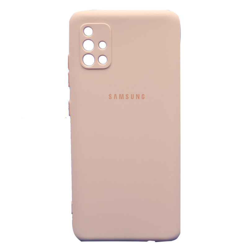 قاب طرح سیلیکونی محافظ لنزدار Samsung Galaxy A51