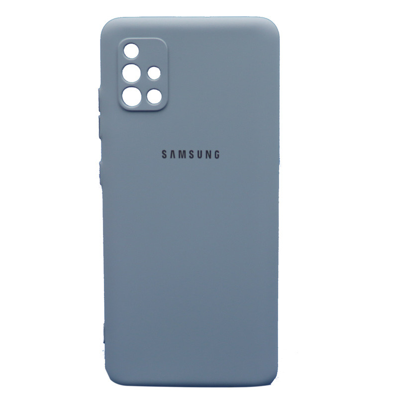 قاب طرح سیلیکونی محافظ لنزدار Samsung Galaxy A51
