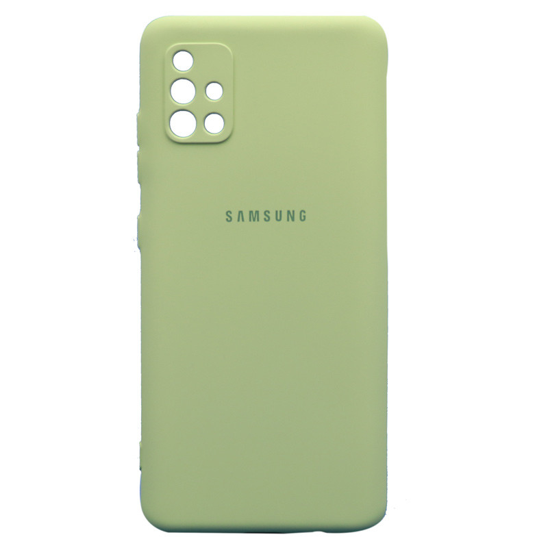 قاب طرح سیلیکونی محافظ لنزدار Samsung Galaxy A51
