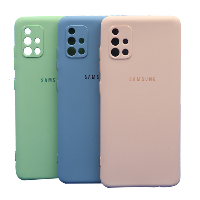 قاب طرح سیلیکونی محافظ لنزدار Samsung Galaxy A51