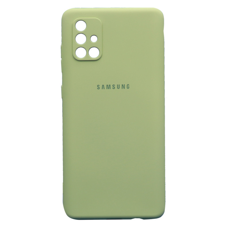 قاب طرح سیلیکونی محافظ لنزدار Samsung Galaxy A71